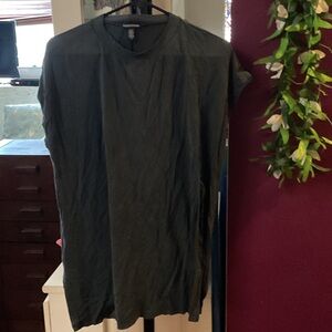 Eileen Fisher Women’s Gray/Green Short Sleeve Tee